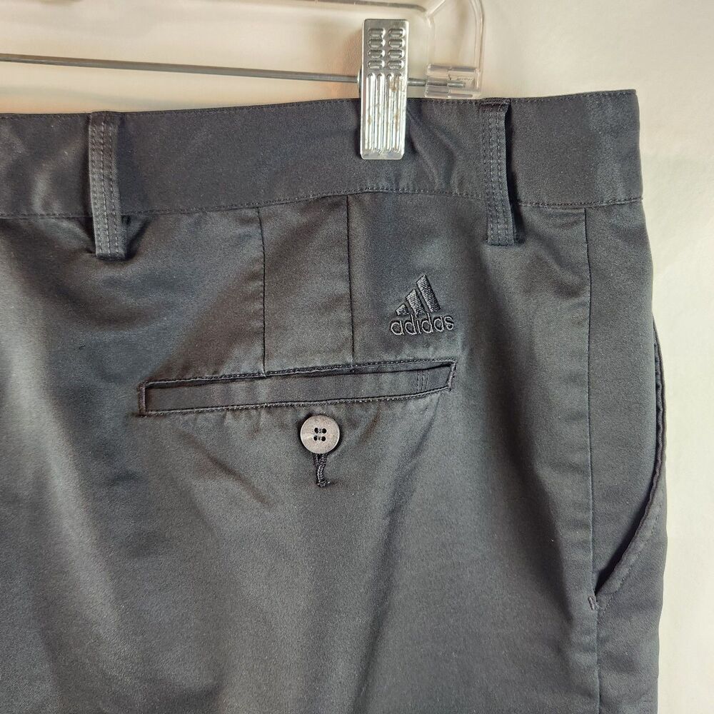 Adidas Shorts Mens 34 Black Climalite Golf  Performance Lightweight Athletic - Picture 5 of 7